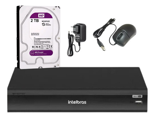 Dvr Intelbras Imhdx 3008 Full Hd 1080p C/hd 2tb Purple 