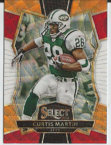 2016 Panini Select Tri-color Prizm Curtis Martin Rb Jets