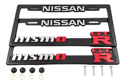 Porta Placas Nissan Nismo Auto Camioneta Cubre Pijas Gt R 
