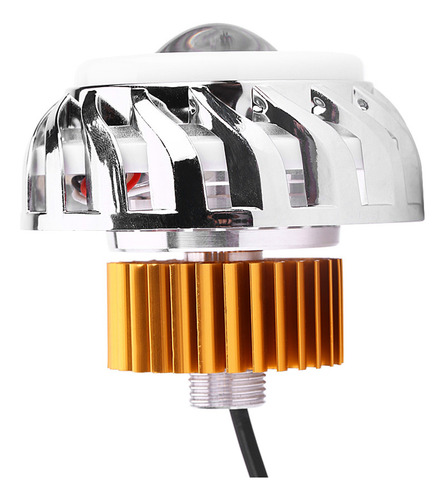 Proyector De Faro Led Para Motocicleta, Lente Dual Angel Dev