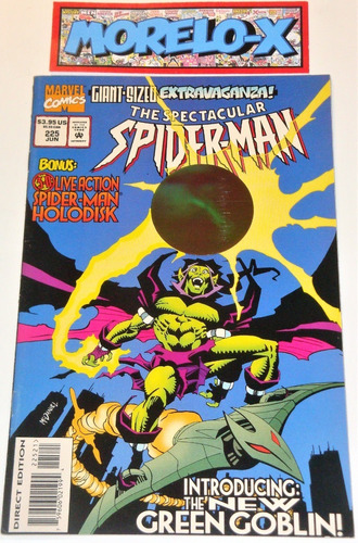 Spectacular Spiderman #225- Portada Special- Holo Disck
