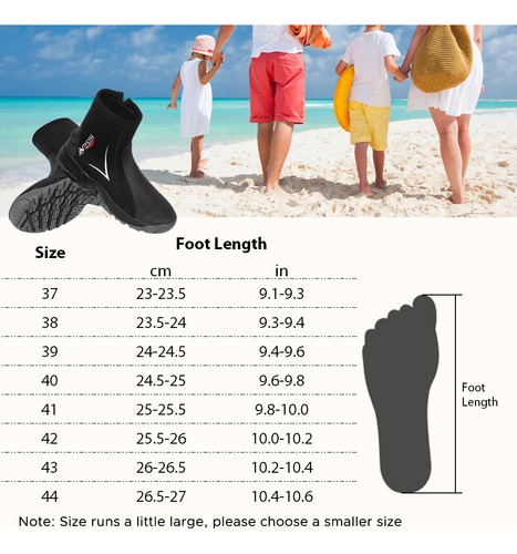Botas De Buceo Para Hombre, Traje De Neopreno, Cierre