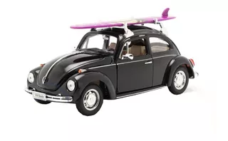 Auto Escala 1/24 Volkswagen Beetle Con Tabla De Surf