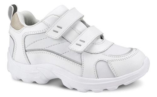 Sneaker Universidad Pr70705a Piel Vaca Bimaterial Niñas