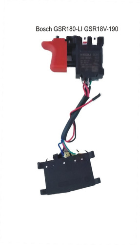 Interruptor Parafusadeira Bosch Gsr180-li Gsr18v-190