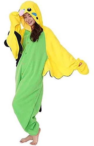 Sazac Budgie - Disfraz De Mono Mono De Halloween (verde)