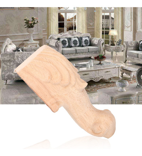 Q Patas Gabinete 4 Piezas Talladas Sofá Muebles De Pie De