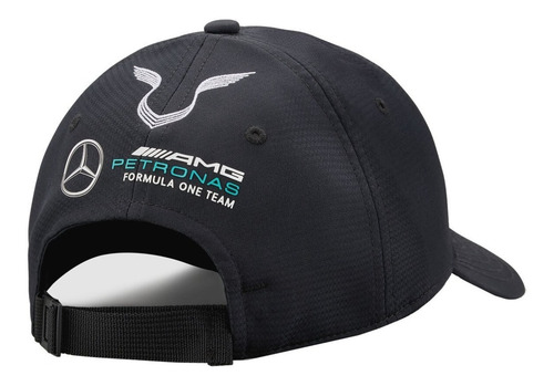 Imagen 7 de 9 de Gorra Lewis Hamilton Mercedes F1 Visera Curva Genuina 2022