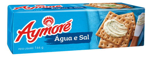 Biscoito Aymoré de tradicional sem sal 164 g