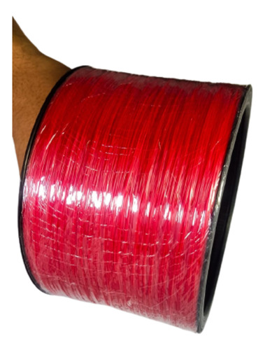 Línea de nailon 040 de 3000 yardas para cometas a rayas Roca, color rojo