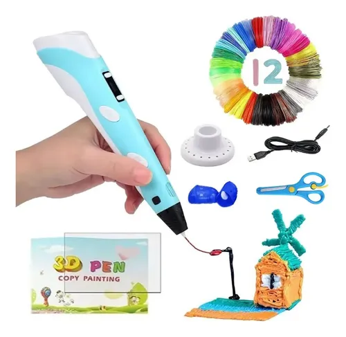 Genérica Pluma De Impresora 3D Digital + Filamentos + Álbum