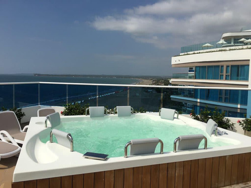 Espectacular Apartamento En Ph Con Vista Al Mar En La Boquilla