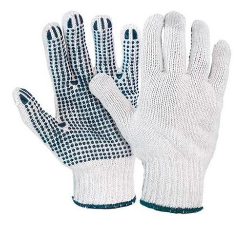 Guantes De Trabajo Moteados Pesados Algodón 120 Pares