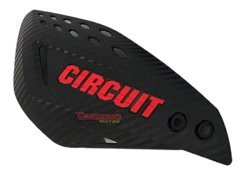 Cubre Manos Circuit Vector Carbono/rojo                     