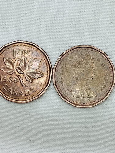 Monedas Canadienses De 1 Centavo