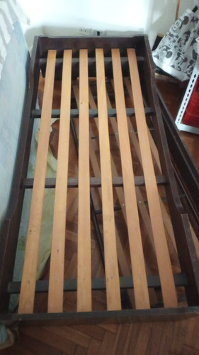 Cama Nido Doble 1 Plaza Impecable Estado Oportunidad!(usado) Marrón (Usado)