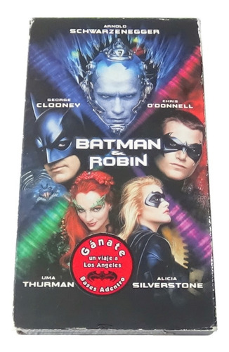 Batman & Robin Pelicula Vhs 1997 Warner Home Video Mexico