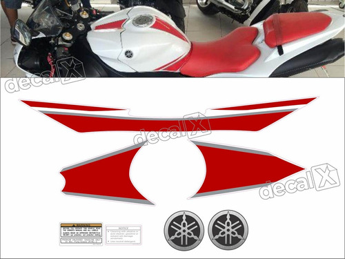 Kit Adesivo Tanque Decorativo Moto Yamaha Yzf R1 2010 R1pt01