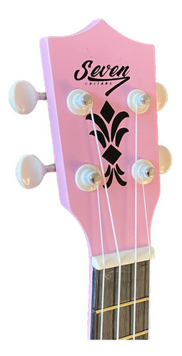 Imagem 8 de 8 de Ukulele Rosa Seven Concert Suk-23 Pi C/ Capa