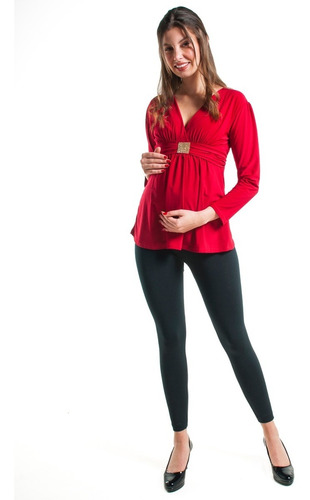Blusa De Maternidad Blusa Para Embarazo Elegante - 5004cin