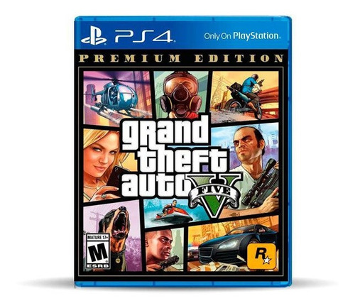 Grand Theft Auto V Premium Edition Ps4 Físico, Macrotec