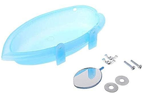 2 Pcs Bañera Para Pájaros Con Espejo Juguete Loro Ducha Bañe