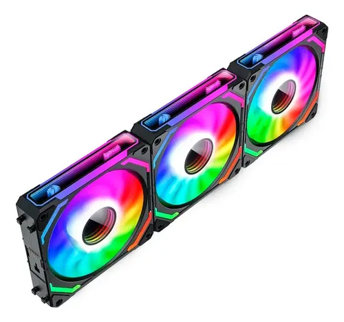 1un Avulsa Fan Cooler Redragon Infinity Mirror Argb Gc-f012 Preto