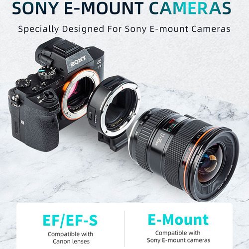 Adaptador Viltrox Ef-e5 Para Lentes Canon A Sony E
