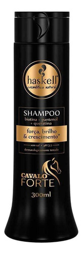 Kit C/ 3 Shampoo Cavalo Forte 300ml Haskell Dourado