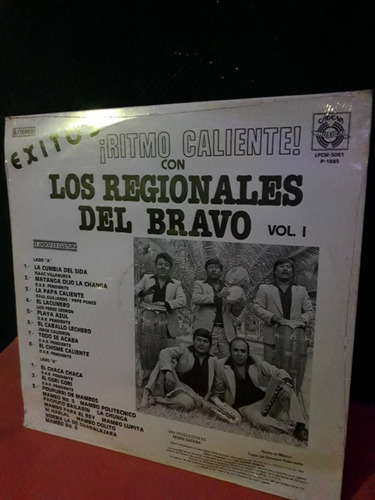 Lp Los Regionales Del Bravo Ritmo Caliente Vol.1 Sellado (Usado)