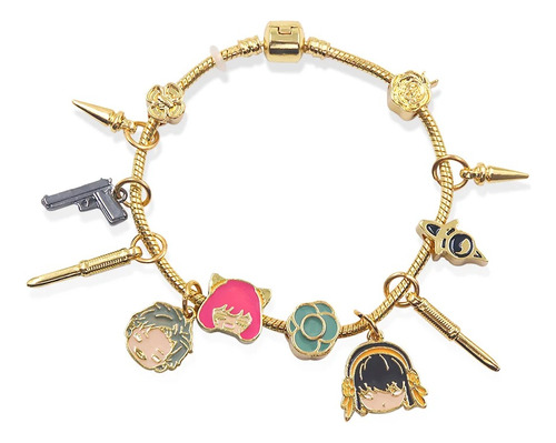 Pulsera Brazalete Dijes Anya Yor Loid Forger | Spy X Family