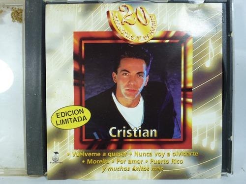 20 Kilates Musicales Cristian Castro Audio Cd En Caballito 