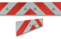 Comprar Cinta Reflectiva Roja Y Blanca 45 Grados Camiones Paragopes