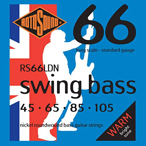 Rotosound Rs66ldn Níquel Bajo De 5 Cuerdas 45 65 85 105