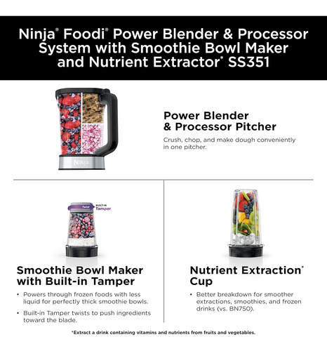 Ninja Ss351 Foodi Power Blender & Processor