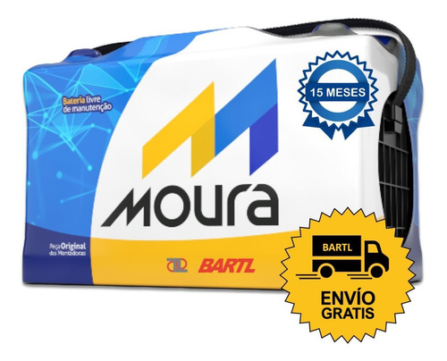 Bateria Moura 155 Amp M95q Garantía 15 Meses