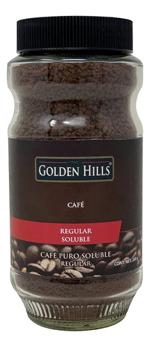 2 Pack Café Soluble Puro 200g Golden Hills 200 Grs