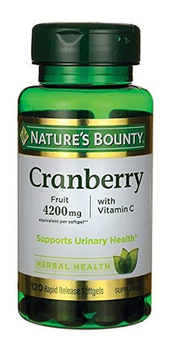 Natures Bounty Arándano Frutas Plus Vitamina C, 4200 Mg