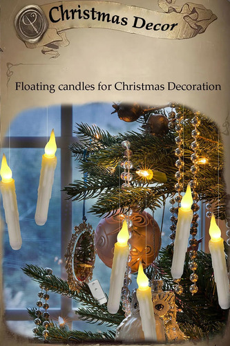 12 Velas Flotantes De Harry Potter Con Control Remoto, Funci