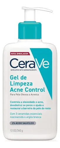 Gel De Limpeza Acne Control Para Pele Oleosa 340g Cerave