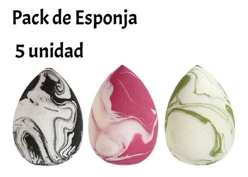 Set De Esponjas Faciales Para Maquillaje