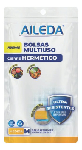 Bolsas Multiusos Con Cierre Hermetico - 25 Unidades