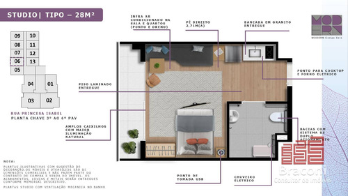 Imagem 15 de 15 de Modern Campo Belo Venda De Apartamento Ao Lado Do Metrô Estação Campo Belo - 7051