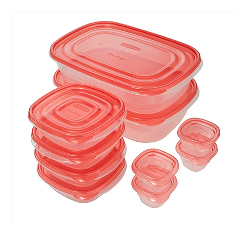 Envases 20 Piezas Varios Tamaños Takealongs Rubbermaid