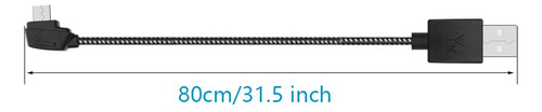 Cable De Carga Usb Trenzado De Nailon Para Drones Dji