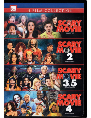 Scary Movie 1 2 3 4 Boxset Collection 4 Peliculas Dvd
