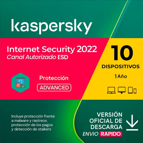Imagen 1 de 4 de Kaspersky Internet Security 1 Dispositivo 1 Año