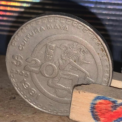 Moneda Cultura Maya 1981