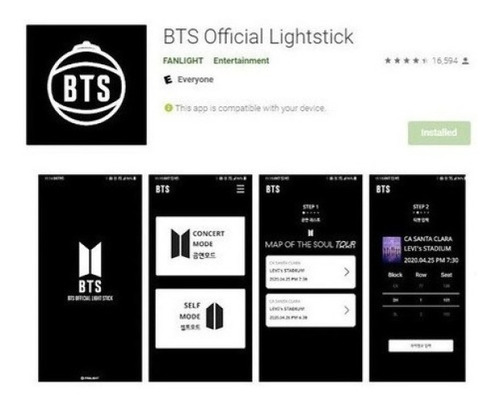 Bts Army Bomb V4 Light Compatível Com Aplicativo Bluetooth