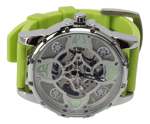 Relógio Mecânico Automático Four Leaf Clover Pattern Double